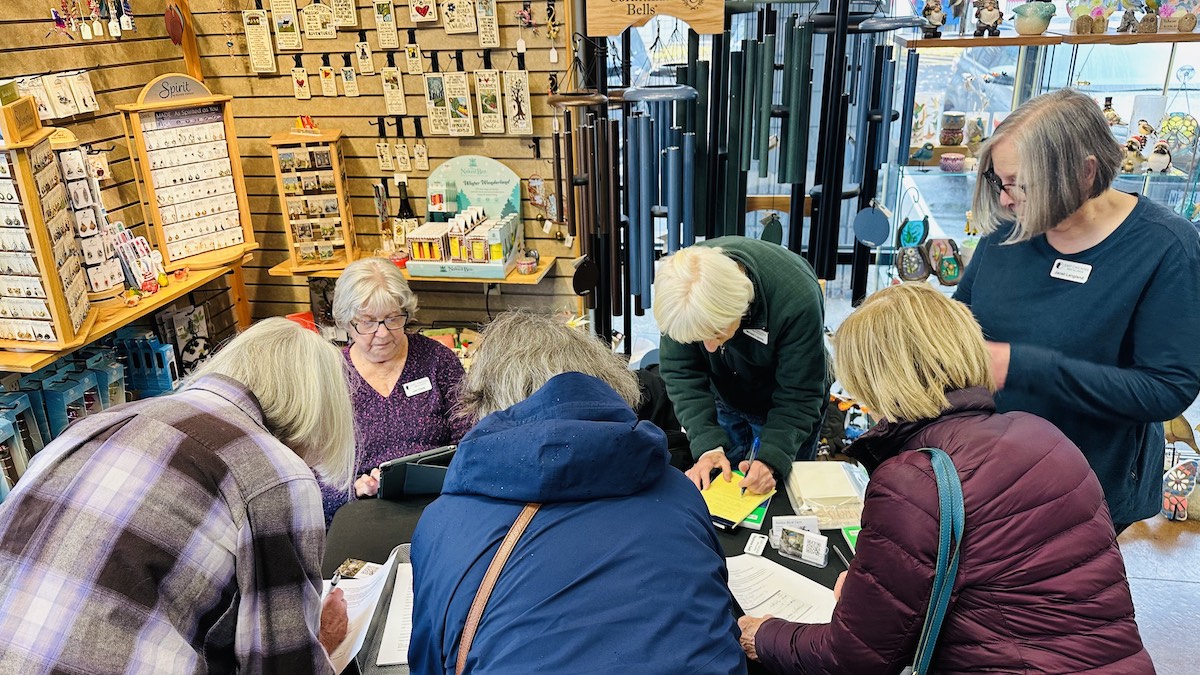 Membership Drive at Wild Birds Unlimited, October 25, 2025 photographer, Wendy Andrick